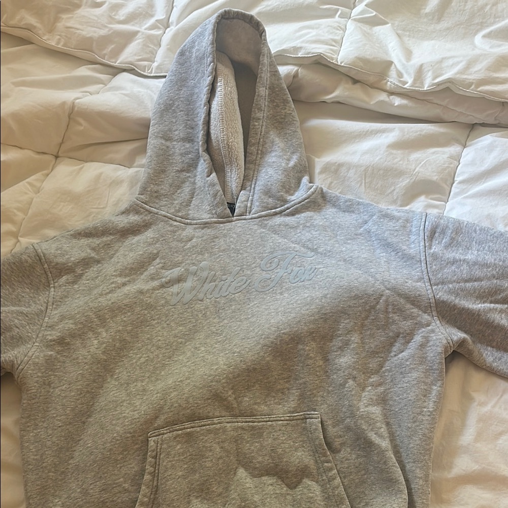 White Fox Boutique Gray Hoodie (M/L)